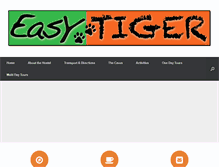 Tablet Screenshot of easytigerhostel.com